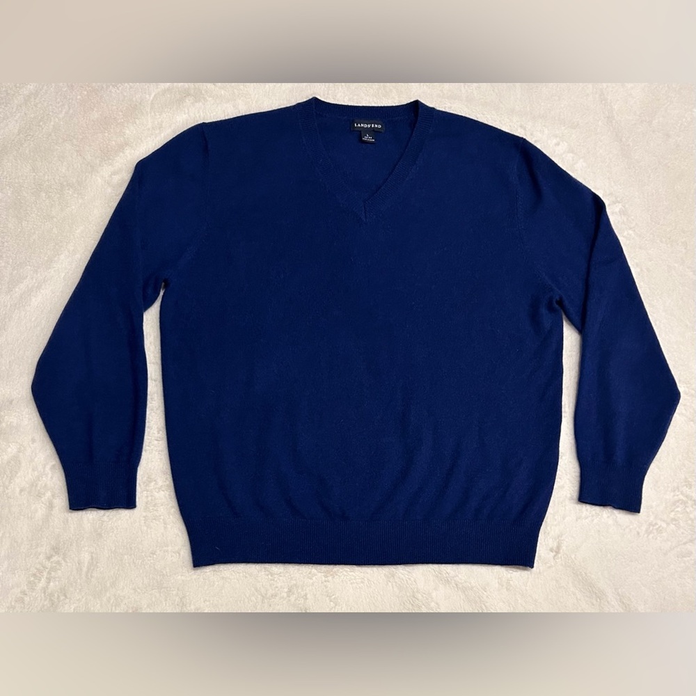 SOLD Lands End Cashmere Men’s Sweater L